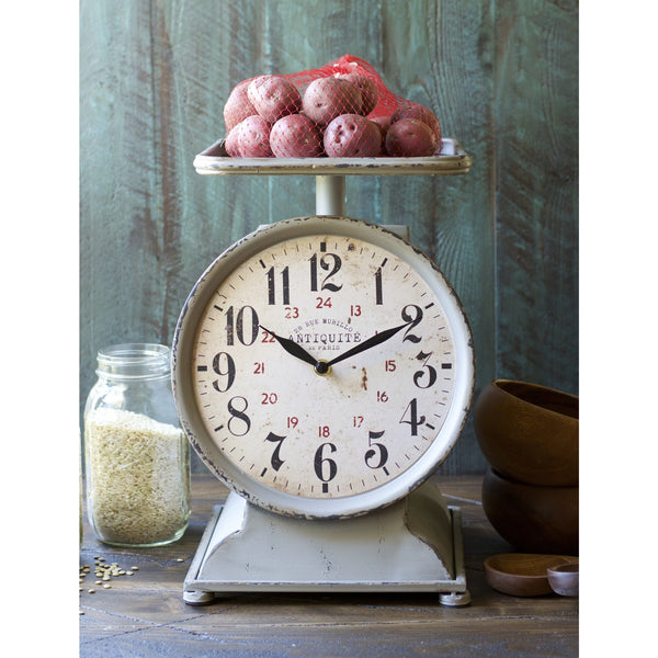 Grocery Scale Clock - Gin Creek Kitchen