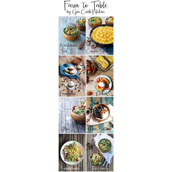 Zinc Wooden Photography Board - Gin Creek Kitchen  - 2