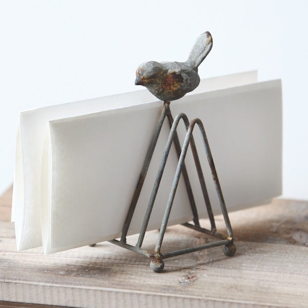 Metal Bird Letter Holder - Gin Creek Kitchen