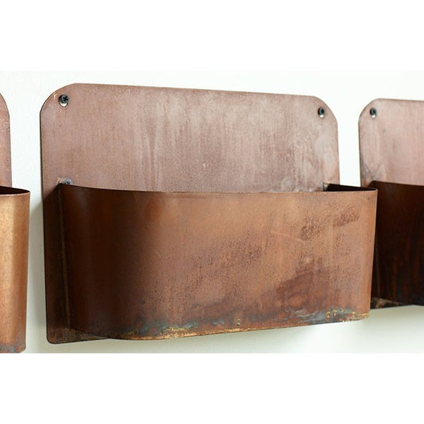 Rust Wall Planter